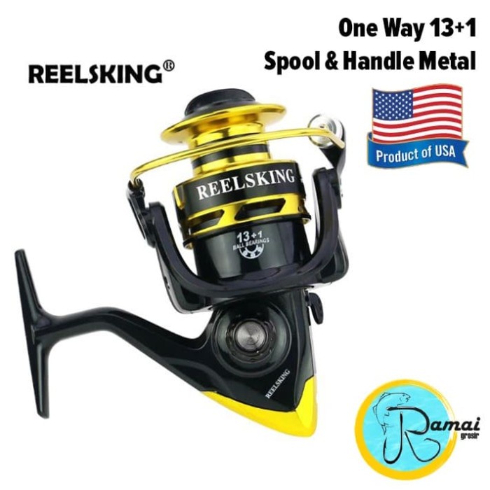 Reel Yumoshi Reelsking 13 + 1Bb Gear Ratio Up To 5.2:1 Sf4000 #98