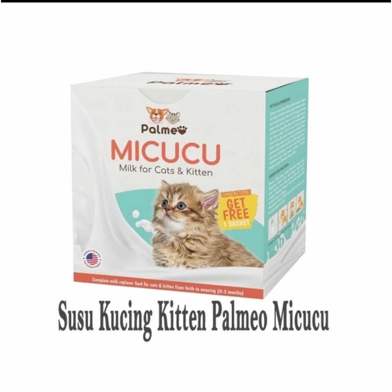 Susu Kucing MICUCU susu kitten 1dus palmeo micucu 1 dus susu anak kucing