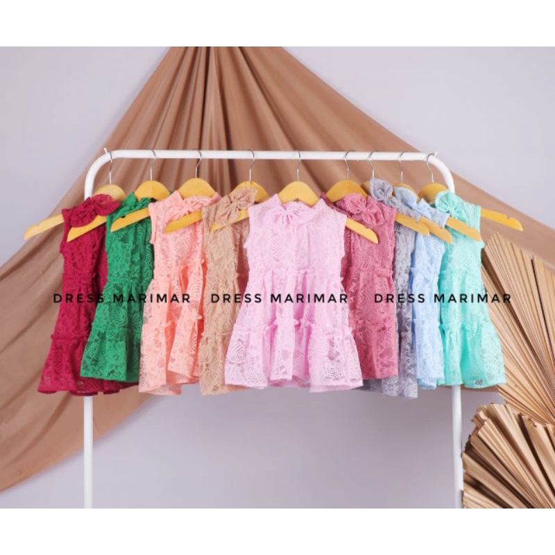 dress marimar/dress dewasa/dress anak perempuan/dress imlek