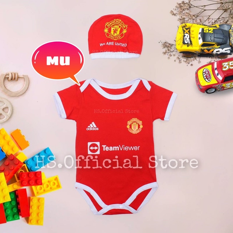 BAJU BOLA BAYI Manchester United / BAJU BOLA ANAK MU / JUMPER BAYI BOLA MU / JUMPER BOLA Manchester 