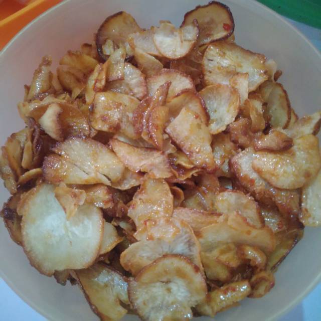 

Keripik singkong pedas manis "Si Emak" homemade