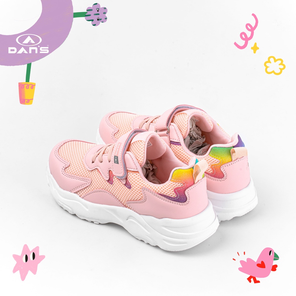 Dans Raline Sepatu Sneakers Anak Perempuan - Rose