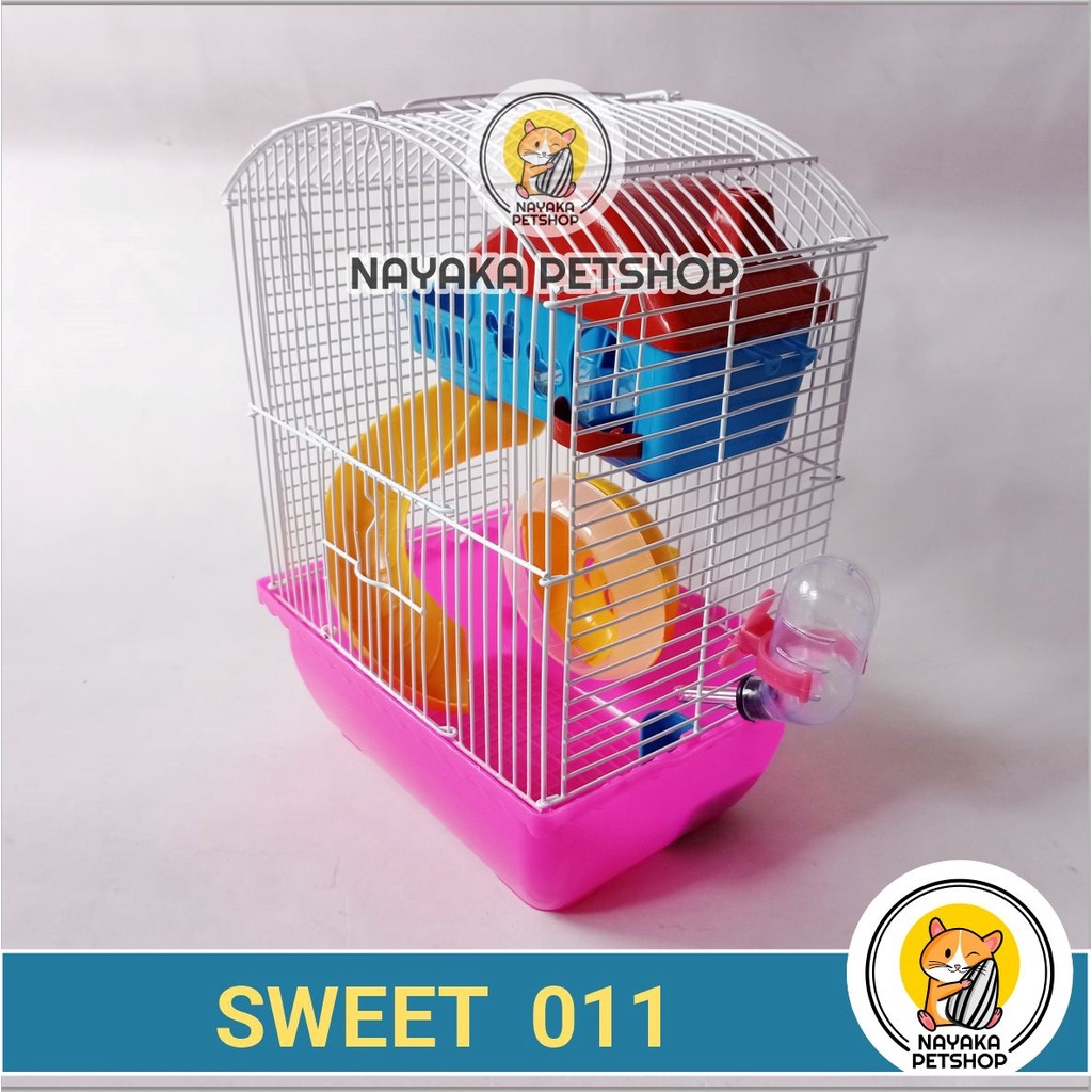 Sweet 011 Kandang Hewan Hamster Tingkat 2 Lantai