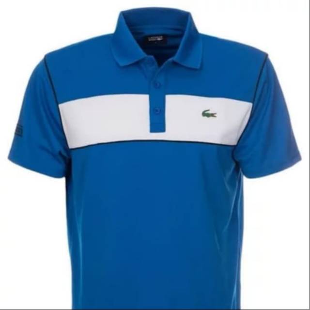 POLO LACOSTE GARIS PUTIH