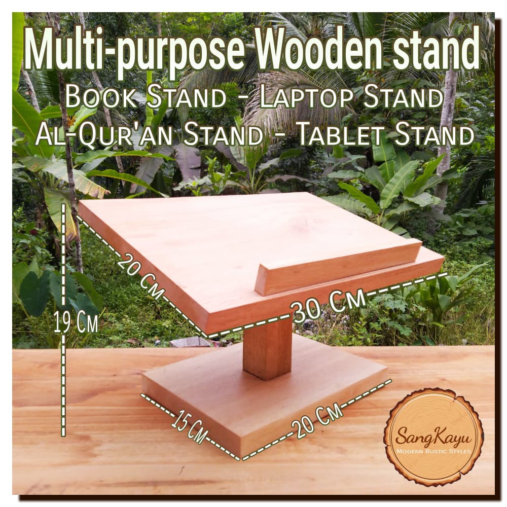 Laptop stand notebook book stand rakel Al-Qur'an multipurpose stand