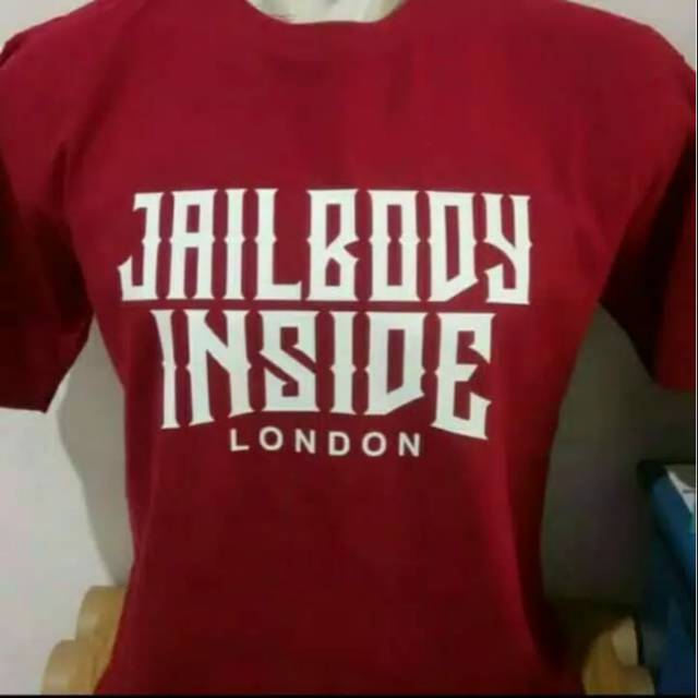 Tshirt baju kaos jail body inside