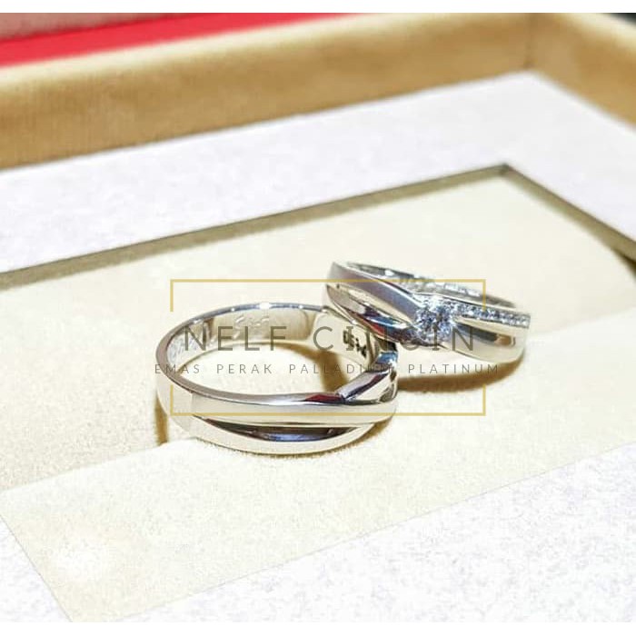 Cincin Emas Cicin EMAS PUTIH Cincin Kawin Cincin Ukir Nama E07