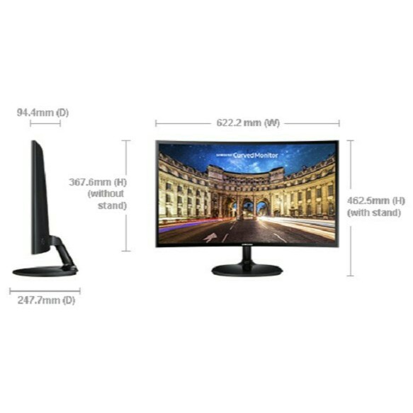 Samsung LC24F390FHEXXD LC24F390 CURVED Monitor 24 Inch Resmi