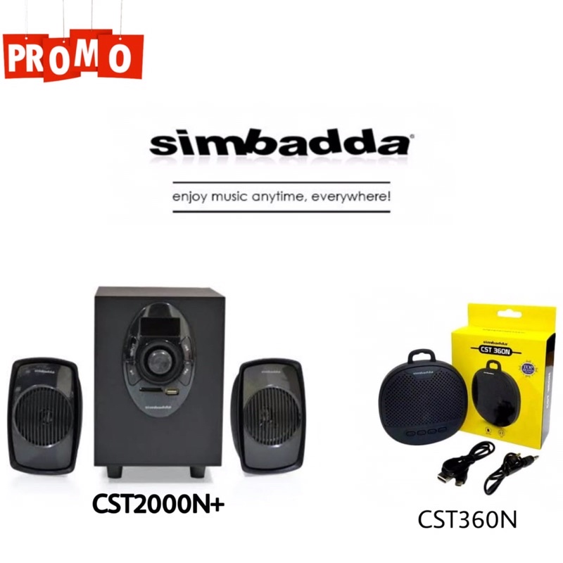 Promo Paket Speaker Simbadda Cst2000n plus + Cst360n