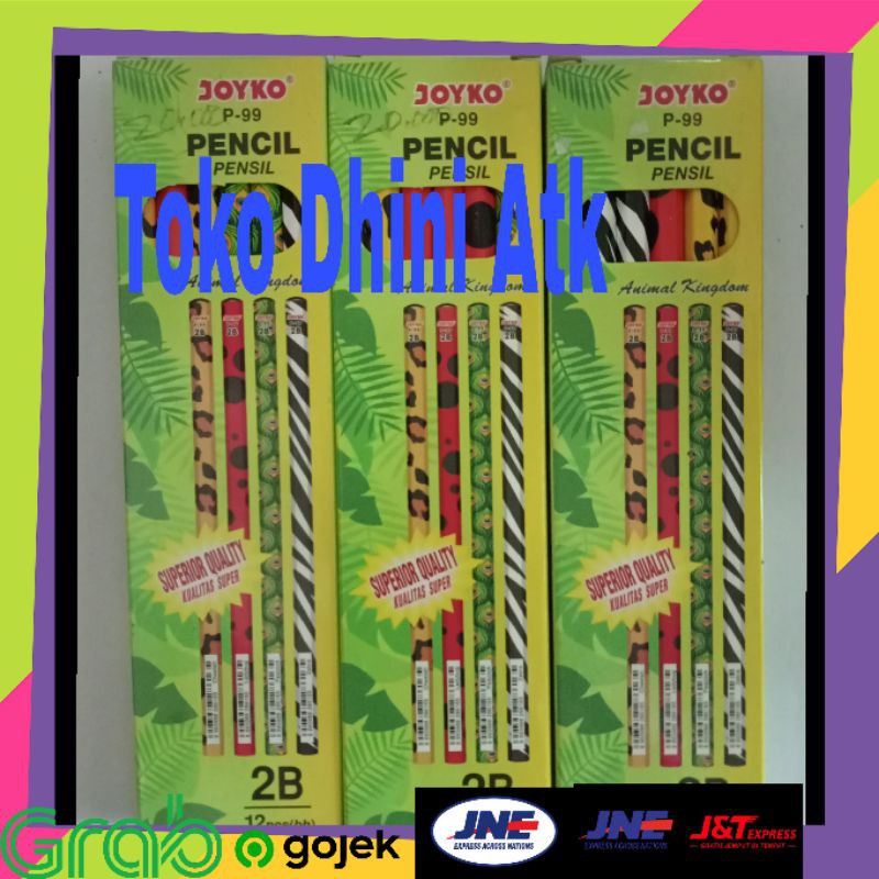 

Pensil 2B Joyko P-101 Animal Kingdom Murah
