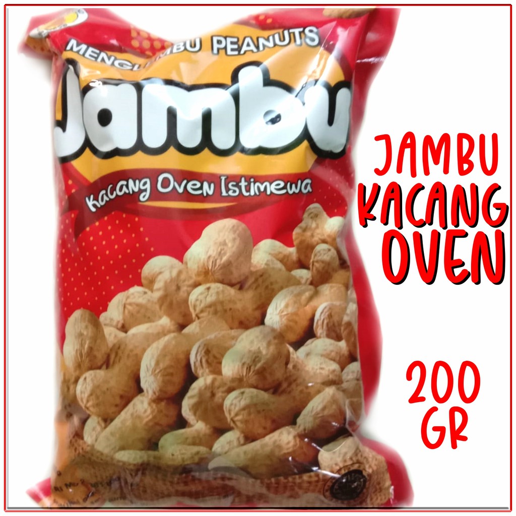 

Kacang Oven Jambu Menglembu Peanuts 200gr