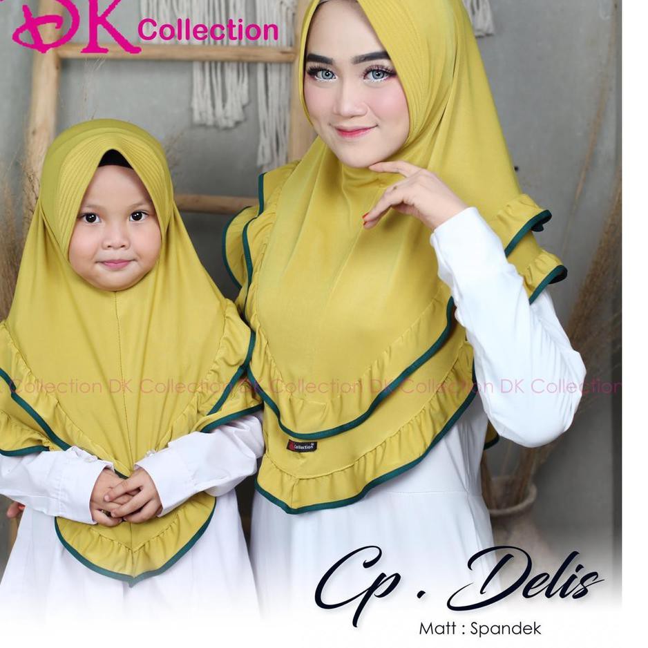 Termurah HIJAB COUPLE DELIS / JIBAB COUPLE IBU DAN ANAK ORI DK