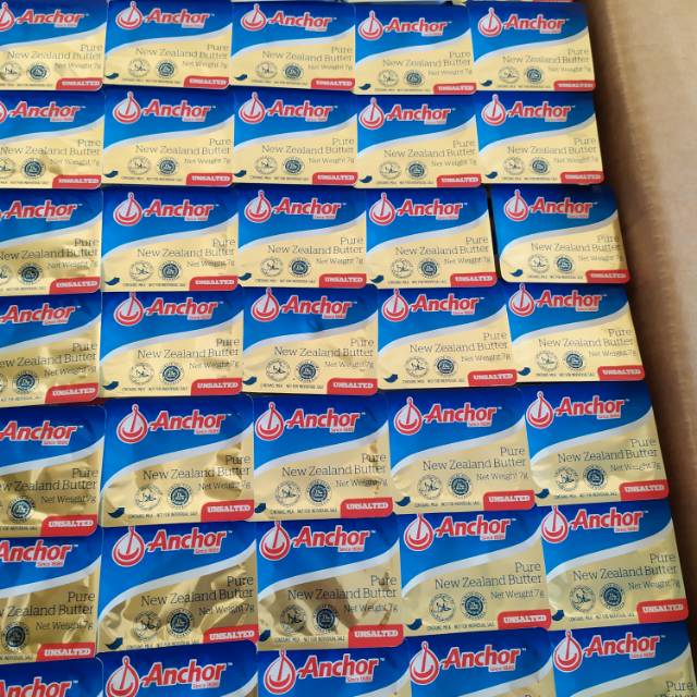 

Unsalted Butter Anchor @7gr isi 5pcs dan 10pcs