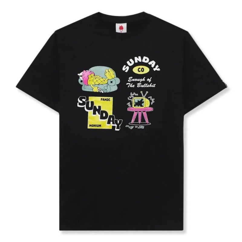 THE BULLSHIT TEES BLACK- SUNDAY SUNDAY- ssundayy- sunday sunday co- tshirt- t-shirt- kaos