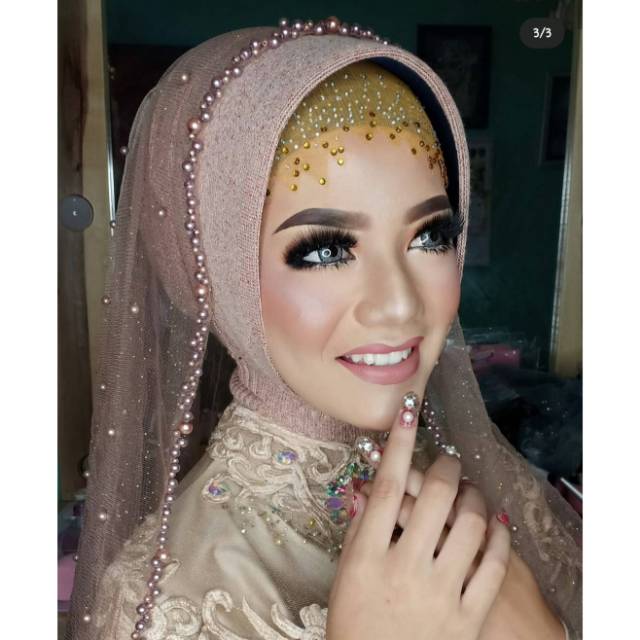 JILBAB VEIL MUTIARA/ JILBAB VEIL GLITER