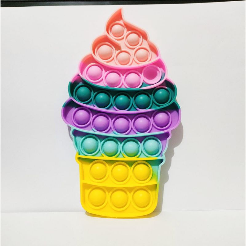 POP IT MURAH RAINBOW UNICORN fidget push Pop Its Fidget Toy Push bubble  kids POPIT-2