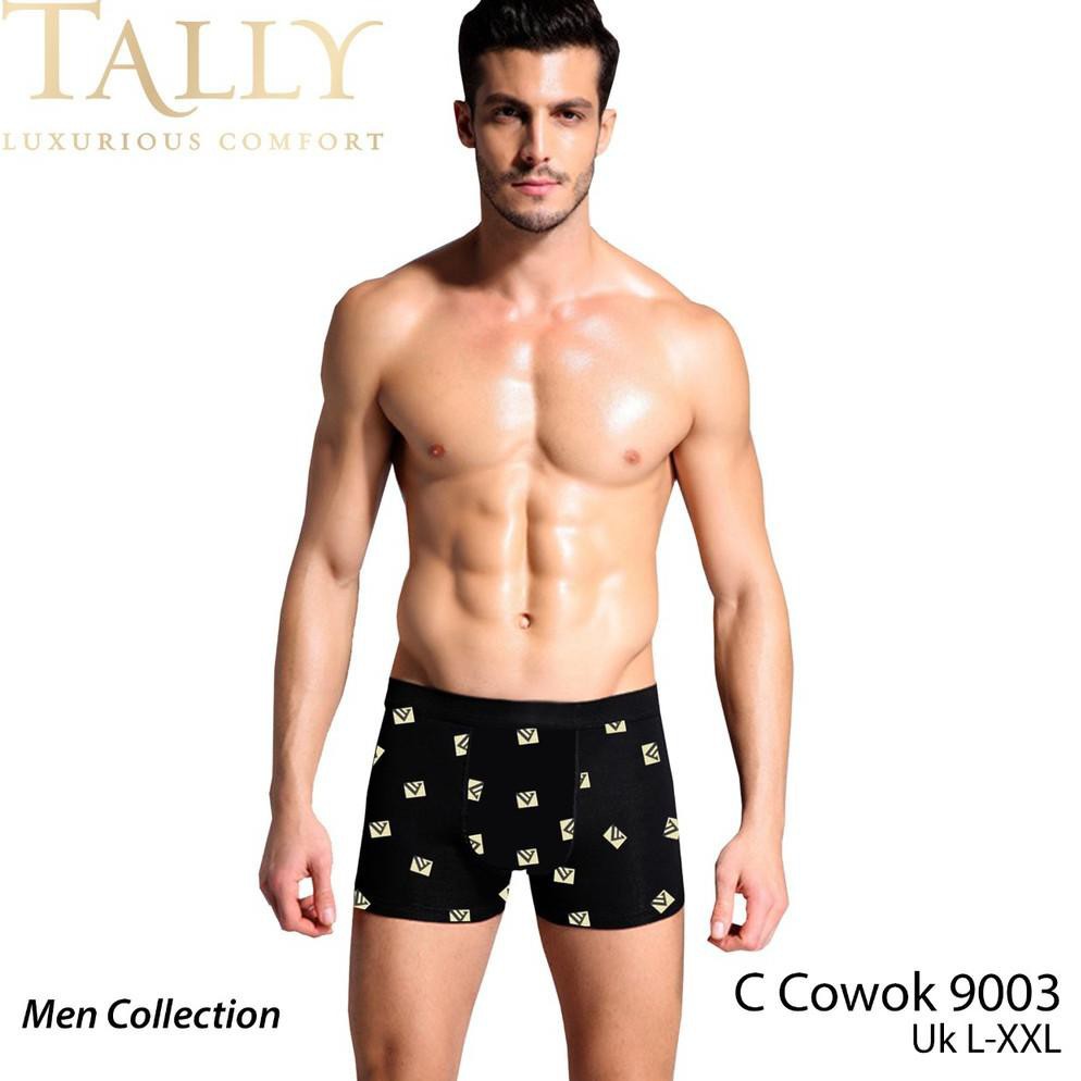 TALLY 9003 Celana Boxer Cowo Dewasa motif Murah Nyaman Dipakai