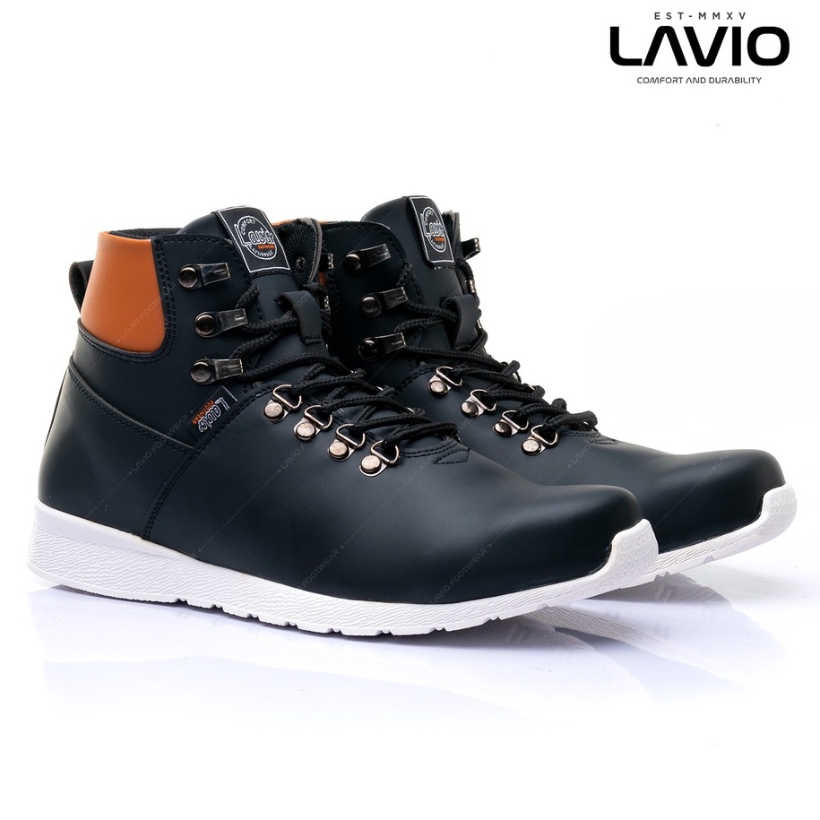 sepatu casual pria original sneakers ujung besi lavio calio cocok untuk touring jalan-jalan