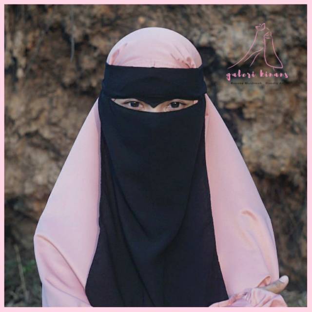 Niqab bandana elang /cadar bandana elang /niqab bandana eagle eyes / niqab eagle eyes