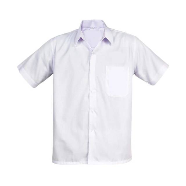 Baju Seragam SD Putih Polos Pendek