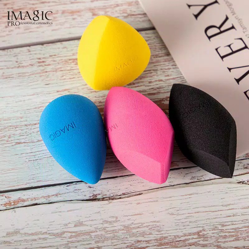 TL435 - IMAGIC Colorful Sponge Puff Non-Latex Wet and Dry Makeup/Beauty Blender