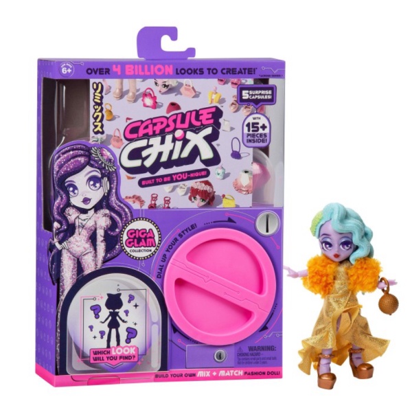 

Meriah CAPSULE CHIX GIGA GLAM COLLECTION OVER 4 BILLION FASHION DOLL ORIGINAL Limited