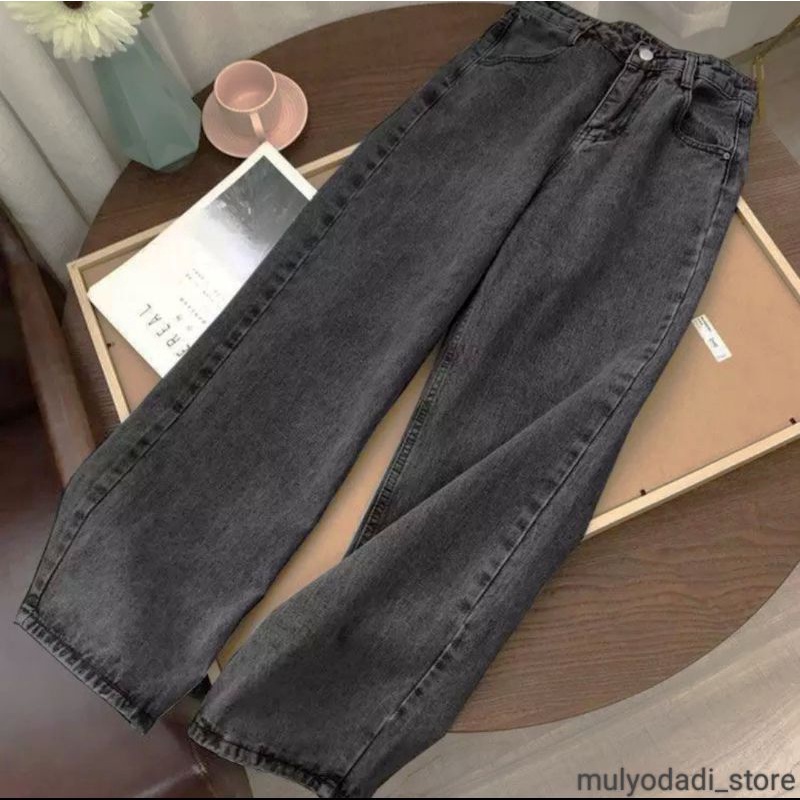 HIGHWAIST KULOT CELANA PANJANG JEANS WANITA CELANA HIGHWAIST PINGGANG TINGGI CELANA BOYFRIENDS KULOT