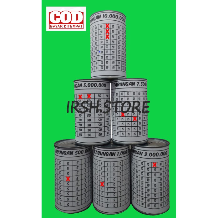 Celengan Challenge TARGET MENABUNG Tabungan Challenge Tantangan Menabung Target Menabung Viral