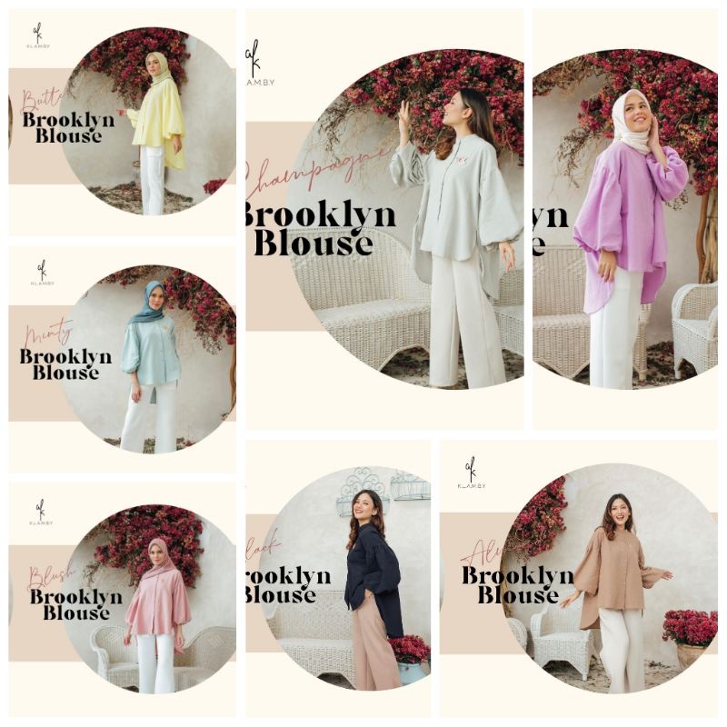 OPEN JASTIP brooklyn blouse by Klamby