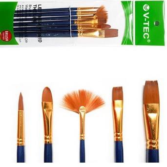 

>mnb26!! V-tec Artist Brush A0342 Set 6 / Kuas Lukis V-tec set 6 Terlaris