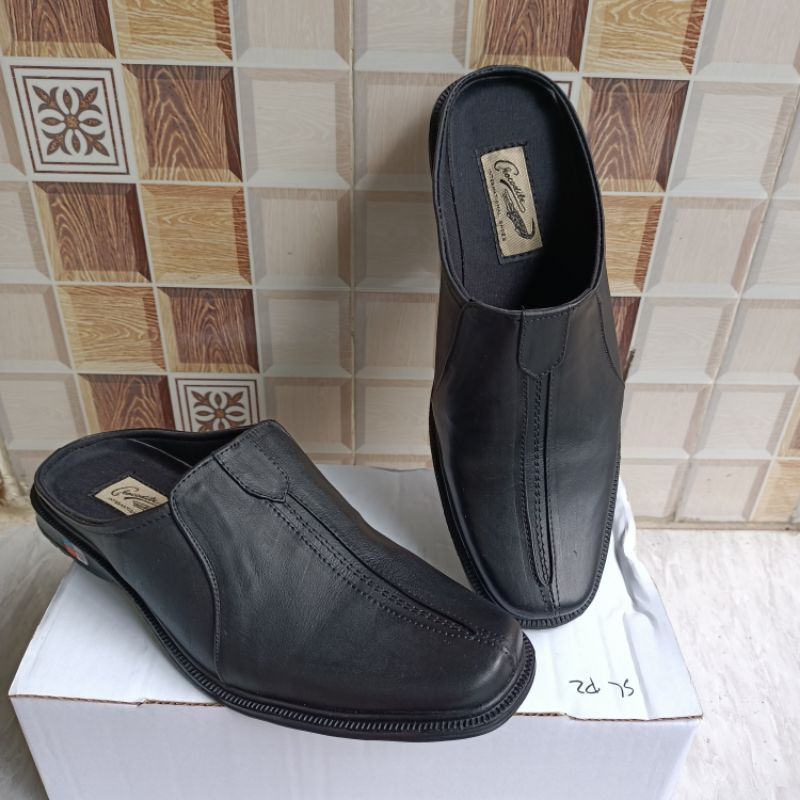 sepatu sandal kulit asli selop SB kulit asli murah