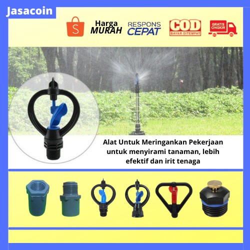 Sprinkler Pertanian Sprinkler Irigasi Air Siram Tanaman sistem hujan buatan JASACOIN