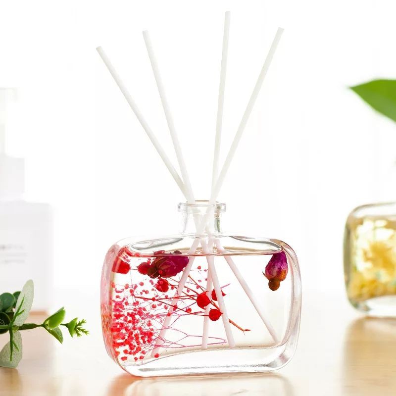 REED DIFFUSER 100 ML AROMA DIFUSER DENGAN BUNGA ASLI STICK RATTAN ROTAN AROMATHERAPY WIACHNN