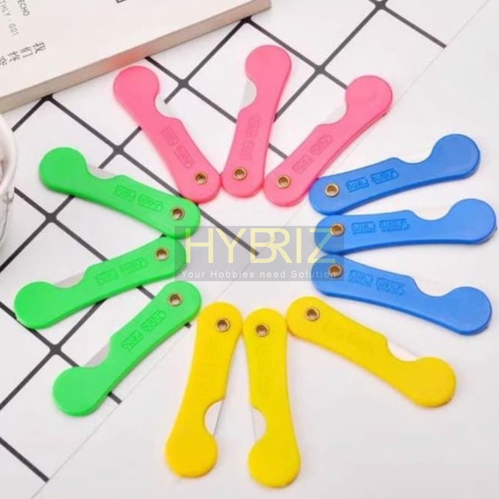 

CUTTER LIPAT Mini Pisau Cutter Mini Alat Bantu Potong Kertas Plastik