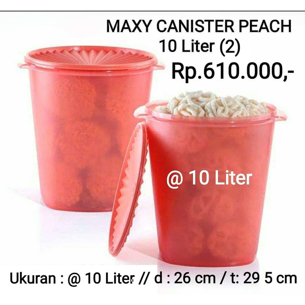 Maxy Canister | 10 L | Toples | Tupperware