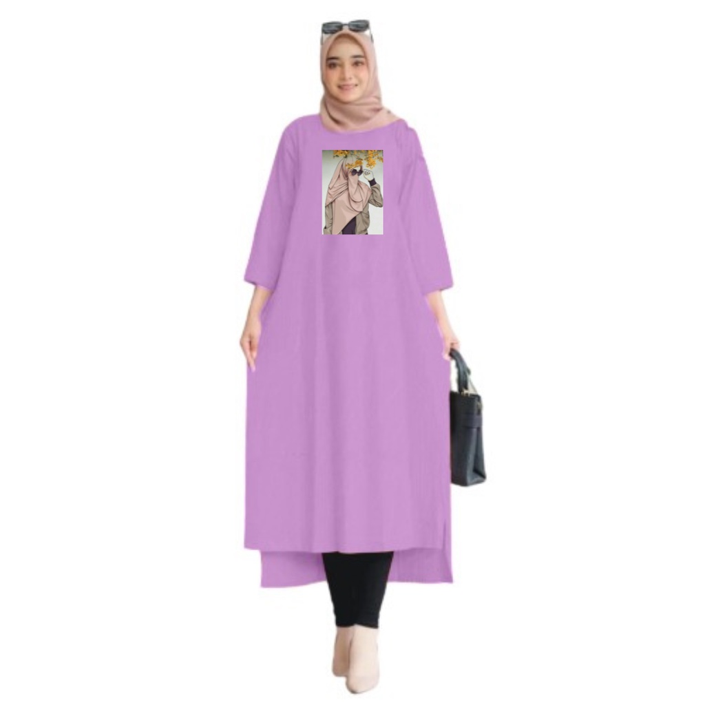 Tunik Gamis Hijab Kaca Mata