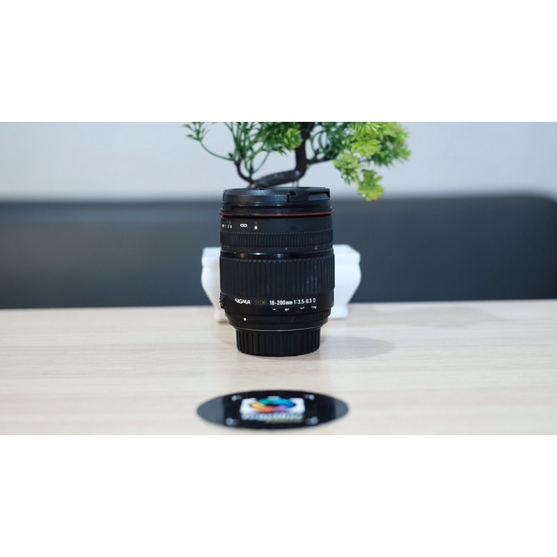 lensa sigma zoom 18-200mm for nikon or canon