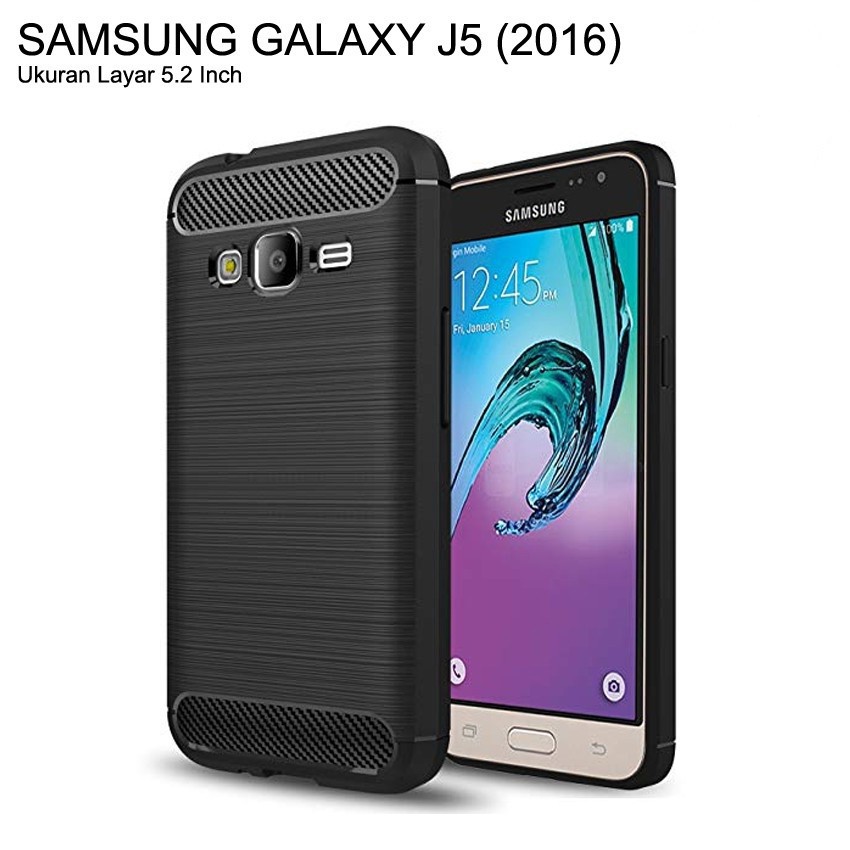 SAMSUNG J1 ACE J2 CORE J5 2016 J7 2016 Silicon Carbon Slim Fit Soft Case Premium