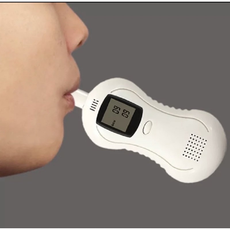 Alat Tester Nafas Kadar Alkohol Alcohol Tester Breath Analyzer Detector Breathalyzer Alcoholic Meter
