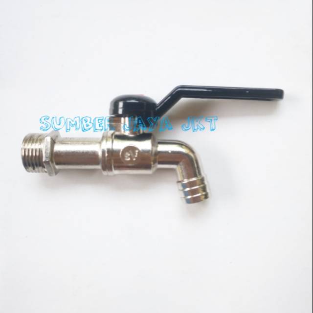 Keran Bola Air Besi - Keran Air Kamar Mandi - Kran Air Besi - Keran Kran Air Besi Tembok Kamar Mandi