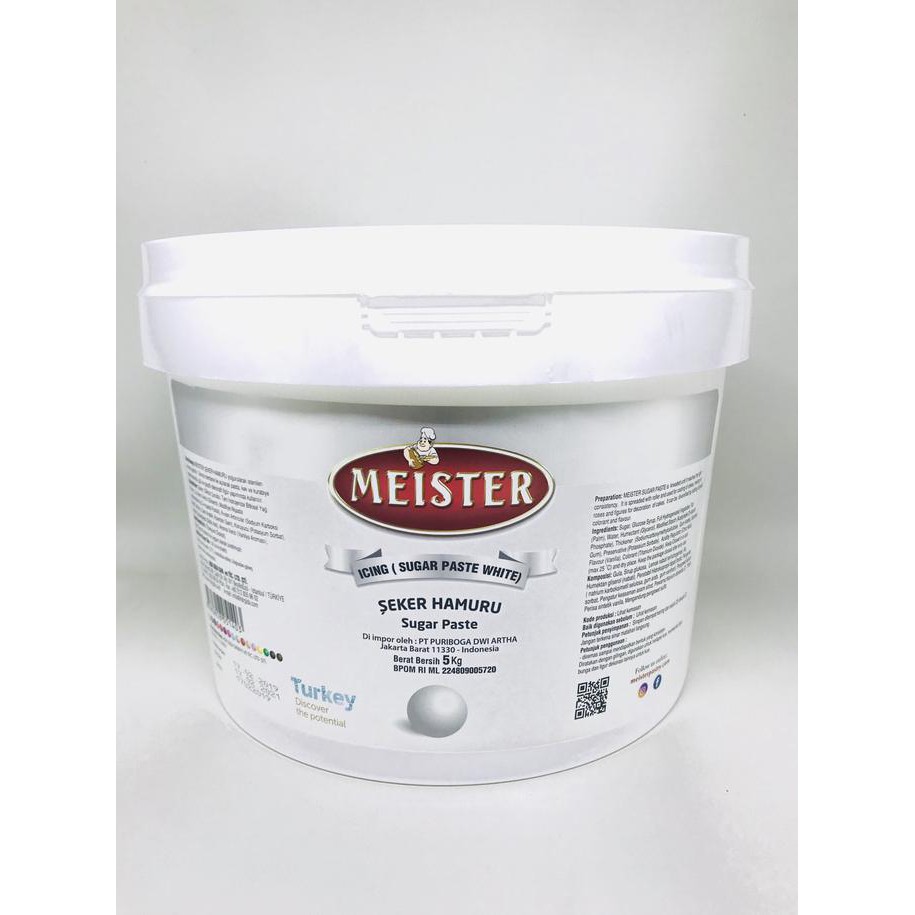 

Toko-Bahan-Kue- Fondx Fondant 5Kg Merek Meister 5 Kg -Terlengkap-Termurah-Dijamin.
