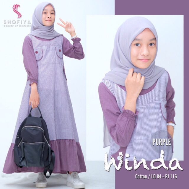 WINDA DRESS WINDA GAMIS ZAHWA DRESS ZAHWA GAMIS ORI SHOFIYA WINDA TEEN ZAHWA TEEN MAISYA FAIYA TEEN