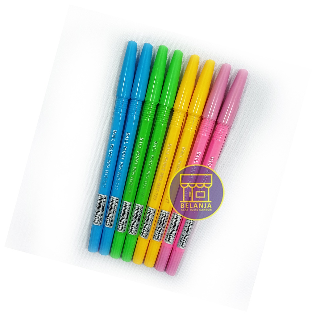 

Pulpen Merk HJT-2000 Fluoreacent Tinta Hitam Type HJT-727 / LUSIN