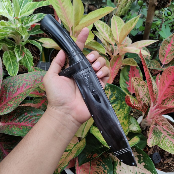 Pisau Seset Kulit - Pesanan Pisau Seset Full Tanduk - Vivistecolection