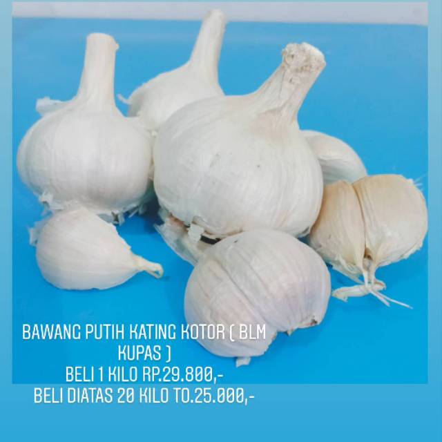 

Bawang putih kating bersih