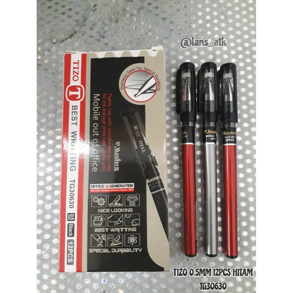

GEL INK PEN TIZO TG30630 0.5mm / PULPEN GEL / BALLPOINT TIZO (39470)