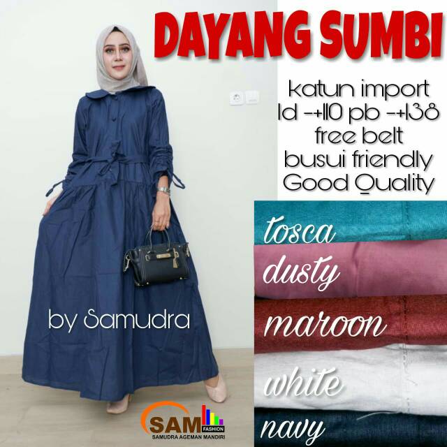 Gamis Maxi Dress Dayang Sumbi by Samudra
