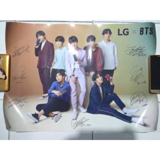 Poster BTS x LG OFFICIAL