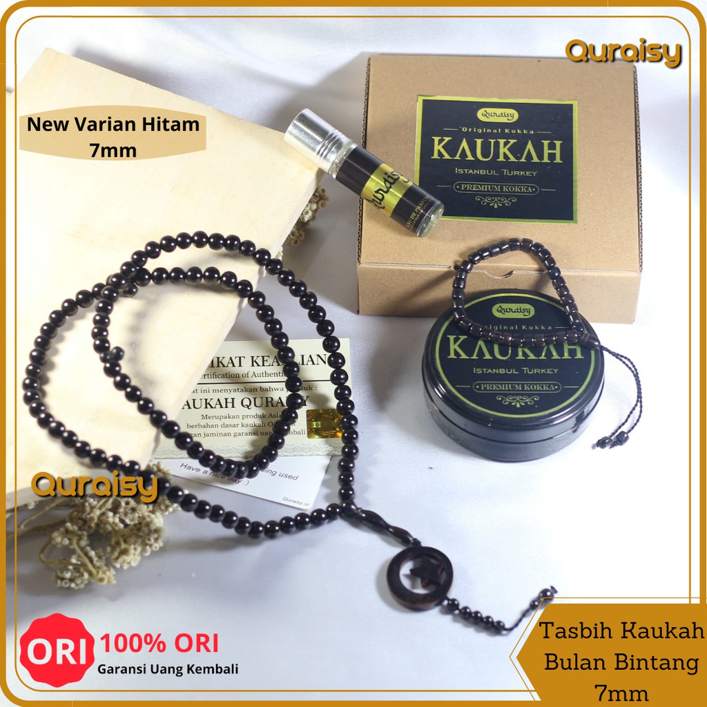 Jual New Tasbih Kokka Bulat Bulan Bintang Butir Untuk Kesehatan Bersertifikat Ori Free Gelang