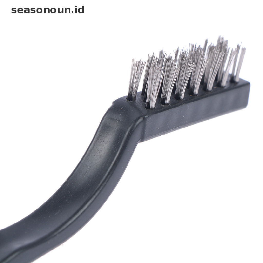 【seasonoun】 3/12/15pcs 170mm Wire Steel Brass Brush Mini Brushes Polishing Burring Brushes ID